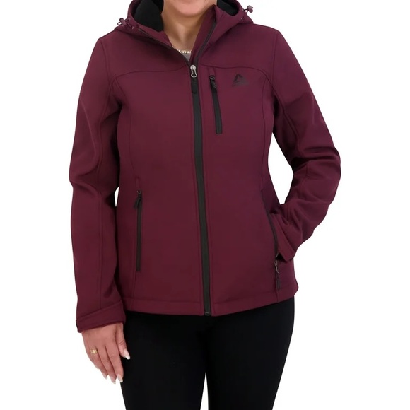 REEBOK Softshell Jacket - Windsor Wine - Picture 1 of 3
